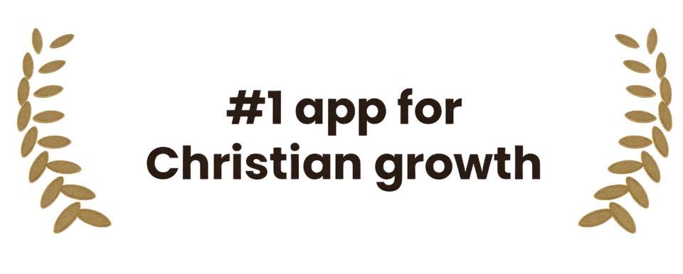 #1 app for Christian growth